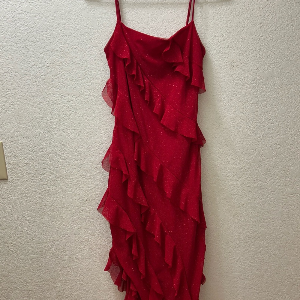 Red prom dress